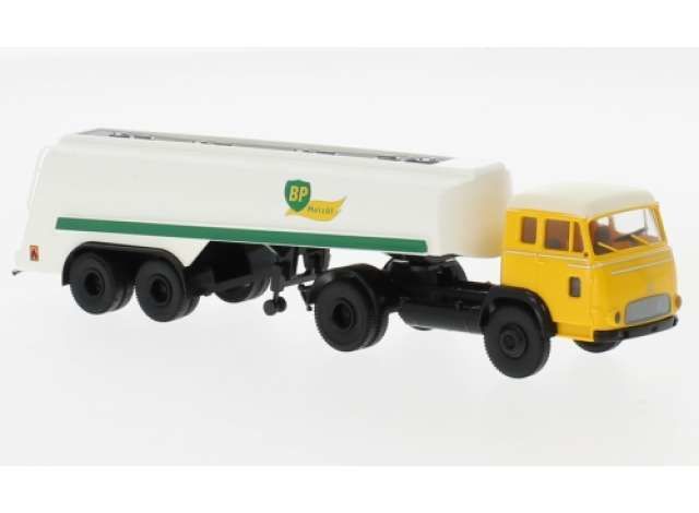 1/87 Magirus Pluto Tank-SZ *BP Heizoel*, yellow/white