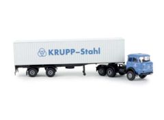 1/87 Krupp SF380 *Krupp Stahl* Containertrailer, blue/white