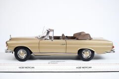 KUTUSUZ 1/18 NOREV - MERCEDES BENZ - S-CLASS 280SE CABRIOLET (W111) 1968