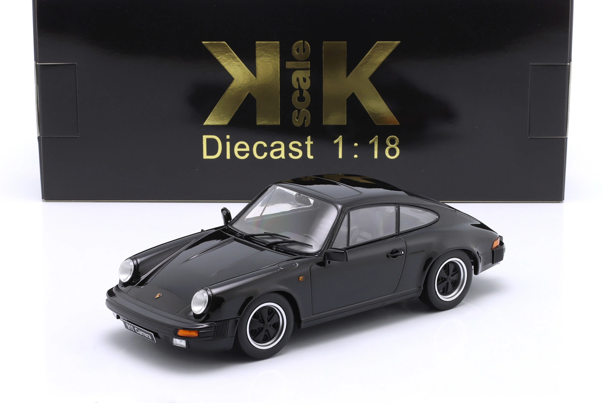 1/18 KK SCALE Porsche 911 Carrera Coupe Year 1983 black - KKDC180665