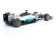 MINICHAMPS - MERCEDES GP - F1 MGPW05 HYBRID TEAM AMG PETRONAS N 44 WORLD CHAMPION SEASON 2014 LEWIS HAMILTON