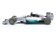 MINICHAMPS - MERCEDES GP - F1 MGPW05 HYBRID TEAM AMG PETRONAS N 44 WORLD CHAMPION SEASON 2014 LEWIS HAMILTON