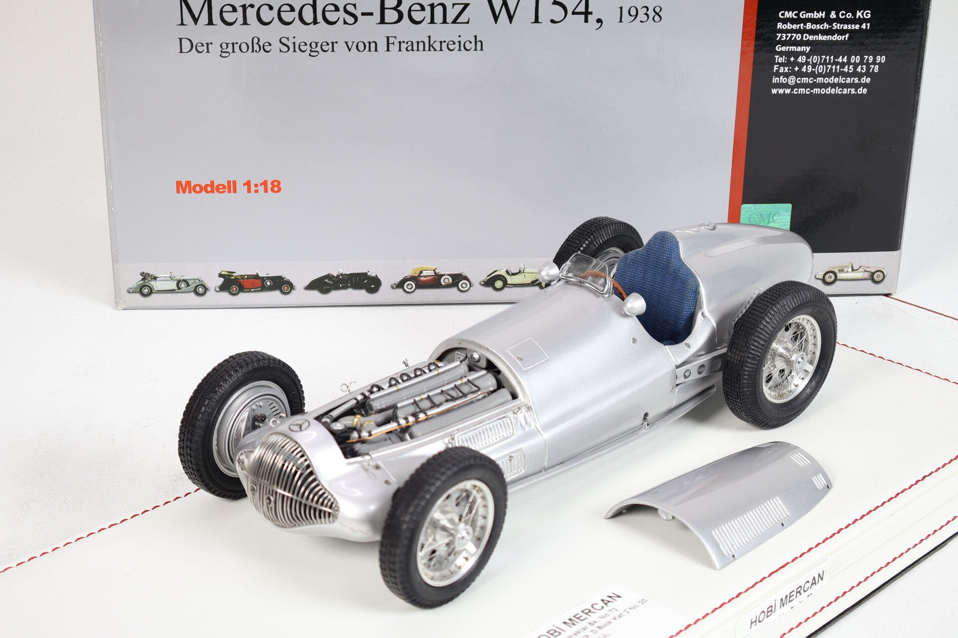 1/18 CMC - MERCEDES BENZ - F1 W154 N 0 SPIDER 1938