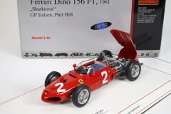 1/18 CMC - FERRARI - F1 DINO 156 SHARKNOSE N 2 WINNER ITALIAN GP P.HILL 1961 WORLD CHAMPION