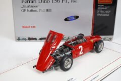 1/18 CMC - FERRARI - F1 DINO 156 SHARKNOSE N 2 WINNER ITALIAN GP P.HILL 1961 WORLD CHAMPION