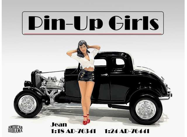 1/18 pin-up girl jean figure