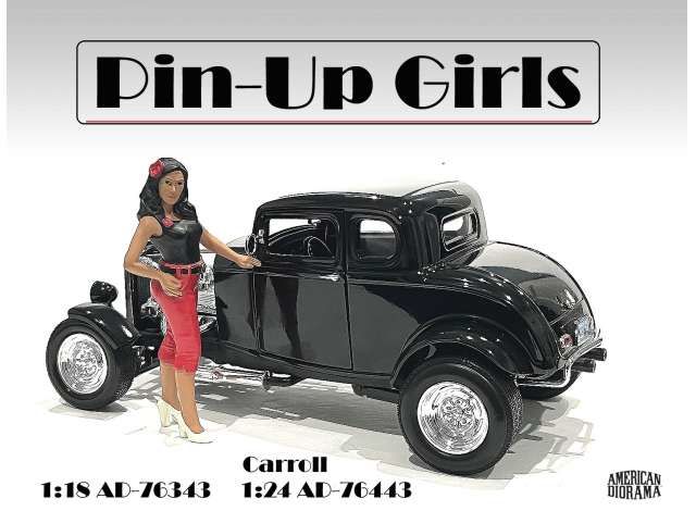 1/18 pin-up girl carroll figure