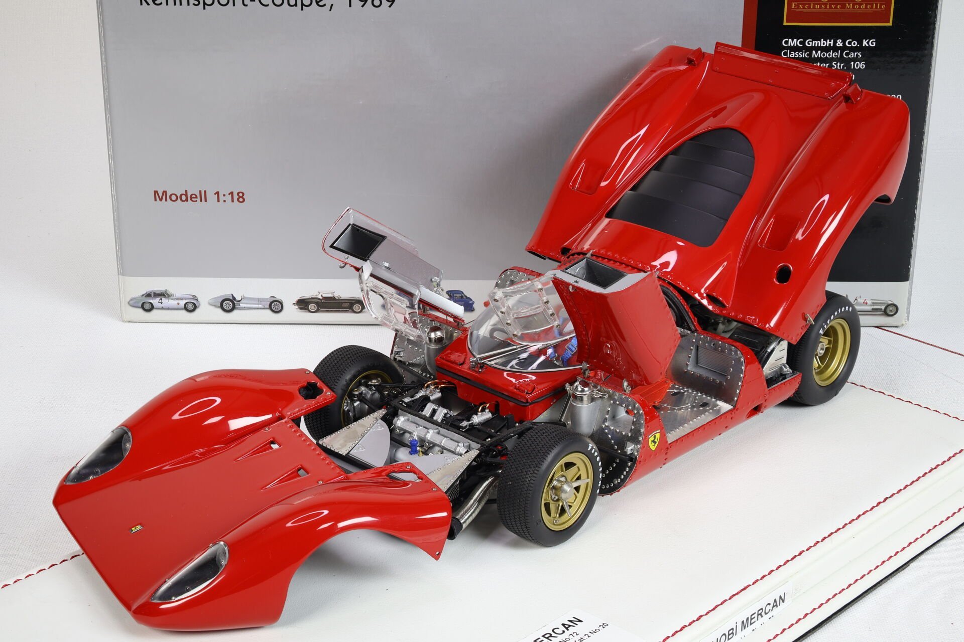 1/18 CMC - FERRARI - 312P BERLINETTA 1969