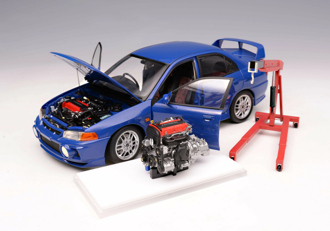 MOTORHELIX - MITSUBISHI - LANCER EVO IV WITH ENGINE AND ACCESSORIES 1999