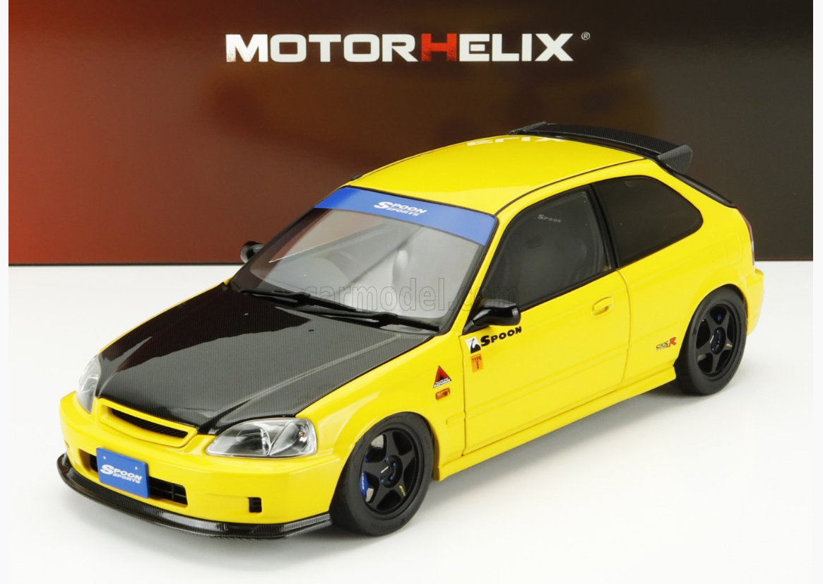 MOTORHELIX - HONDA - CIVIC EK9 TYPE R SPOON WITH ENGINE AND ACCESSORIES 1999
