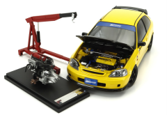 MOTORHELIX - HONDA - CIVIC EK9 TYPE R SPOON WITH ENGINE AND ACCESSORIES 1999