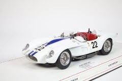 1/18 CMC - FERRARI - 250TR 3.0L V12 PONTOON FENDER TESTAROSSA SPIDER TEAM ED HUGUS N 22 24h LE MANS 1958 ED HUGUS - RAY ERNIE ERICKSON
