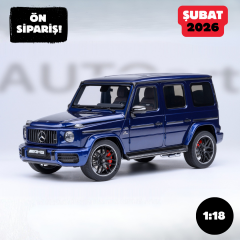 Ön Sipariş - 1/18 AUTOart Mercedes-AMG G63 2019 (Brilliant Blue Metallic)