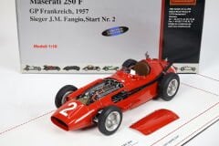 1/18 CMC - MASERATI - F1 250F N 2 WINNER GP FRANCE J.M.FANGIO 1957 WORLD CHAMPION