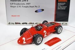 1/18 CMC - MASERATI - F1 250F N 2 WINNER GP FRANCE J.M.FANGIO 1957 WORLD CHAMPION