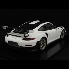 1/12 Spark Porsche 911 GT2 RS Type 991 Weissach Package 2018 White / Black - 12S022