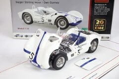 1/18 CMC - MASERATI - TIPO 61 BIRDCAGE TEAM USA RACING CAMORADI N 5 WINNER 1000km NURBURGRING 1960 STIRLING MOSS - DAN GURNEY