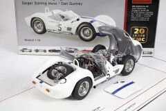 1/18 CMC - MASERATI - TIPO 61 BIRDCAGE TEAM USA RACING CAMORADI N 5 WINNER 1000km NURBURGRING 1960 STIRLING MOSS - DAN GURNEY