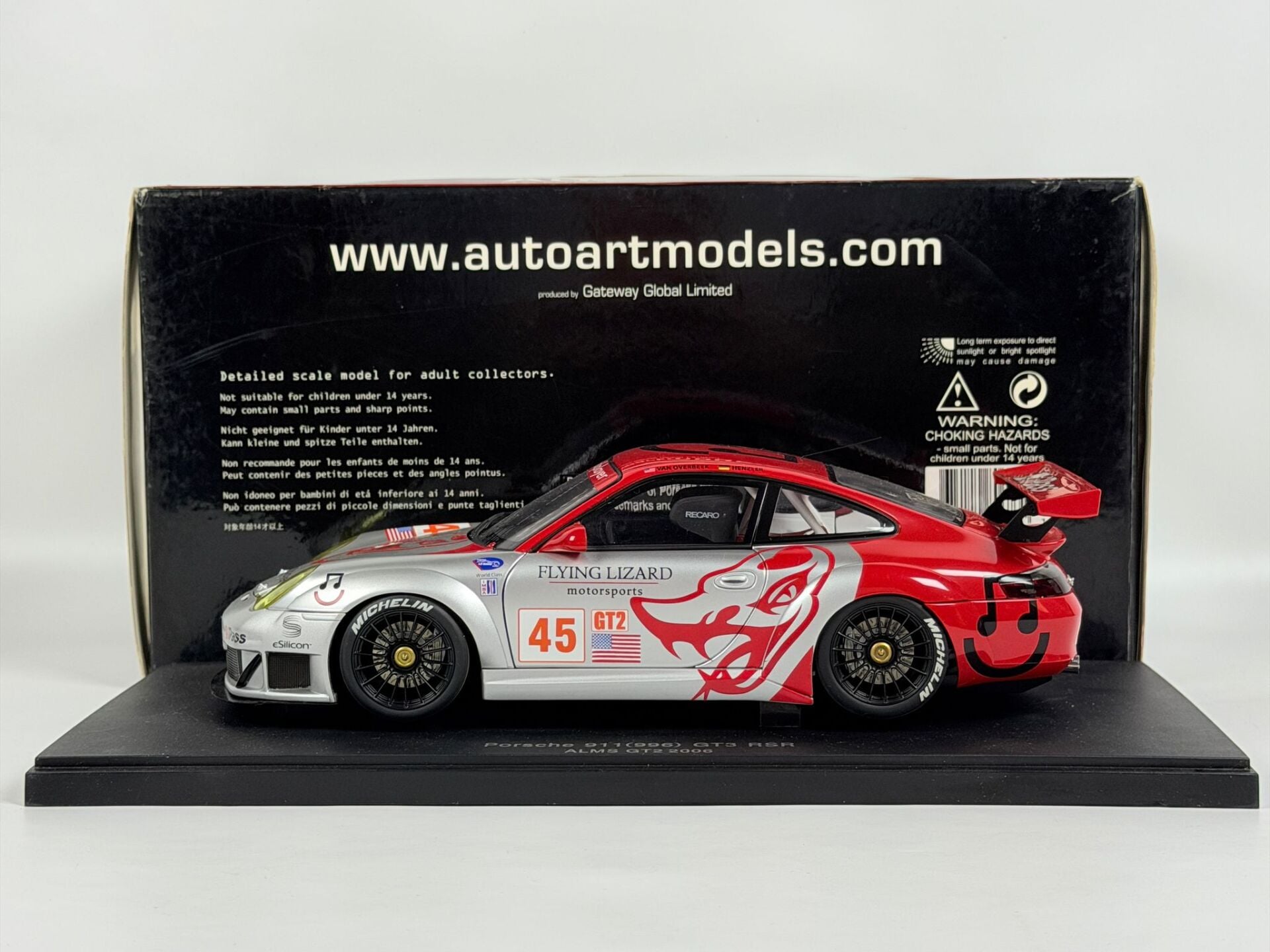 1/18 AUTOart Porsche 911 (996) GT3 RSR #45 ALMS GT2 - 80673