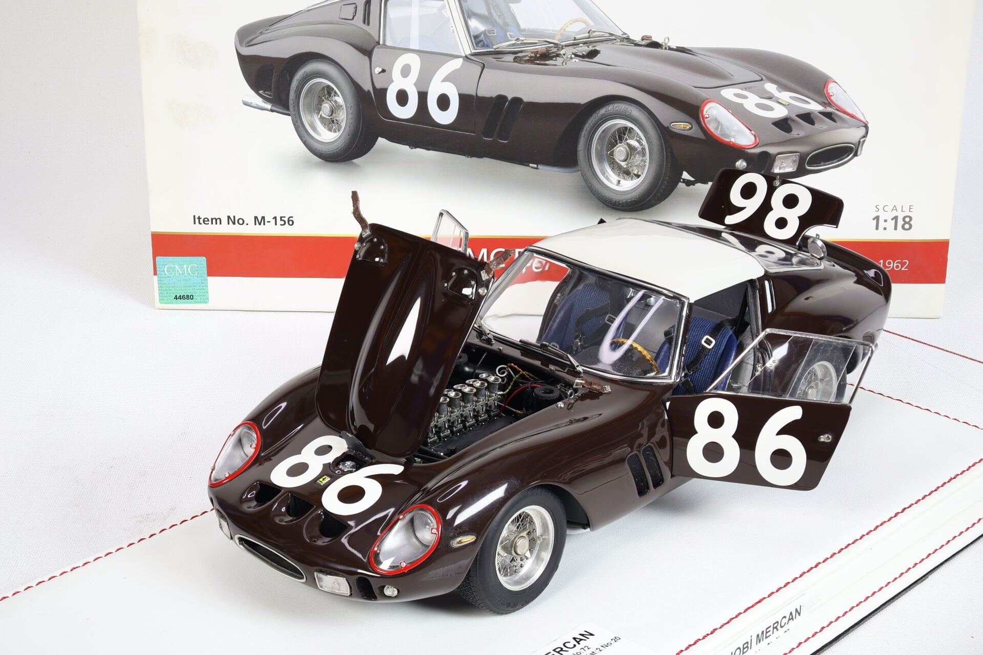 CMC - FERRARI - 250 GTO COUPE N 86 4th TARGA FLORIO 1962 P.FERRARO - G.SCARLATTI