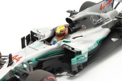 MINICHAMPS - MERCEDES GP - F1 W08 EQ POWER+ TEAM MERCEDES AMG N 44 WORLD CHAMPION SEASON 2017 LEWIS HAMILTON