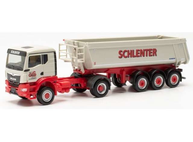 1/87 MAN TGS TN 4x4 Schmitz R.Sz. *Schlenter* Aachen, red/cream