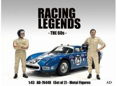 1/43 racing legends 60's set of 2 figure's