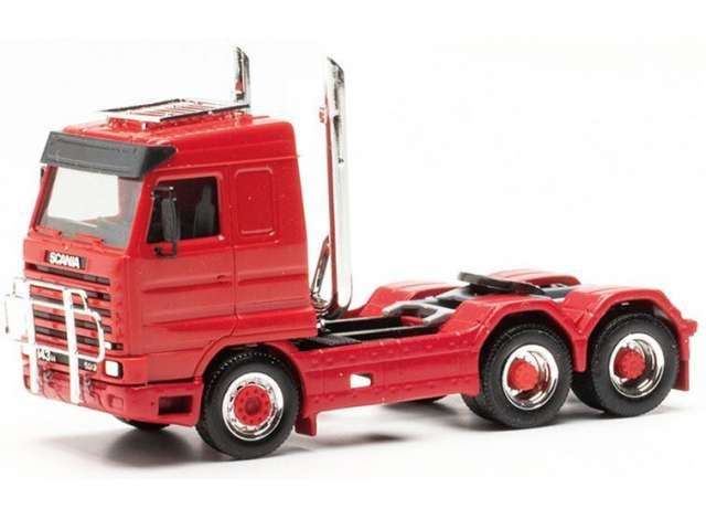 1/87 Scania 143 Streamline 3a.+ dakdrager en uitlaat, red
