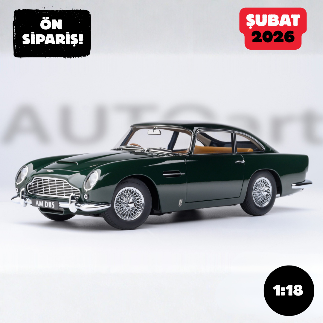Ön Sipariş - 1/18 AUTOart Aston Martin DB5 (British Racing Green)