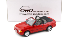 1/18 OTTO Ford Escort MK4 XR3i Cabriolet Flamenco red 1986 - OT1254