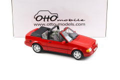 1/18 OTTO Ford Escort MK4 XR3i Cabriolet Flamenco red 1986 - OT1254