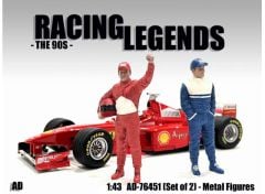 1/43 racing legends 90's set of 2 metal figure's