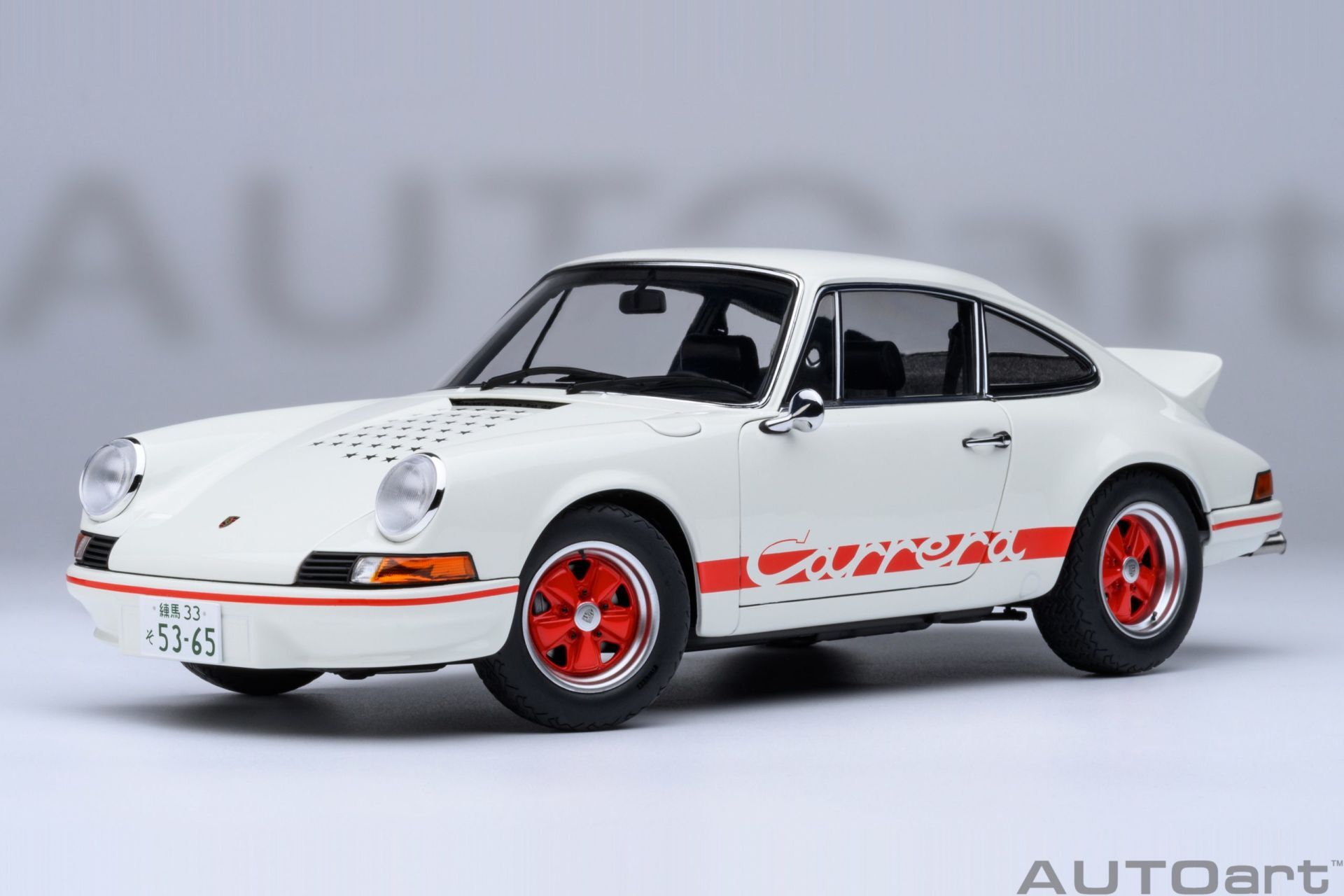 AUTOART - PORSCHE - 911 CARRERA RS 1973 - THE CIRCUIT WOLF - (RIVAL) SAKON HAYASE - MANGA MOVIE