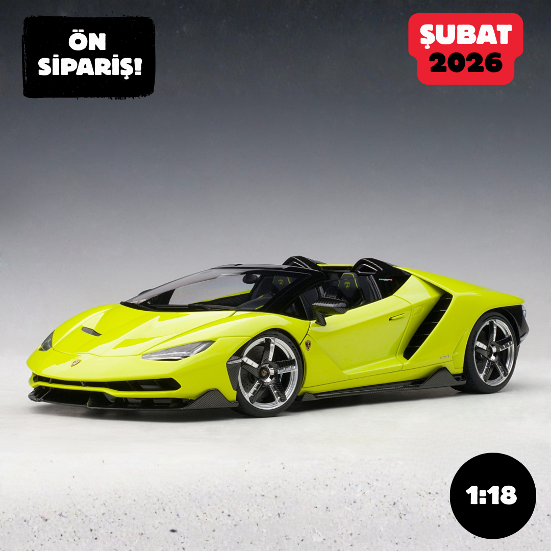 Ön Sipariş - 1/18 AUTOart Lamborghini Centenario Roadster (Verde Scandal) - 79118