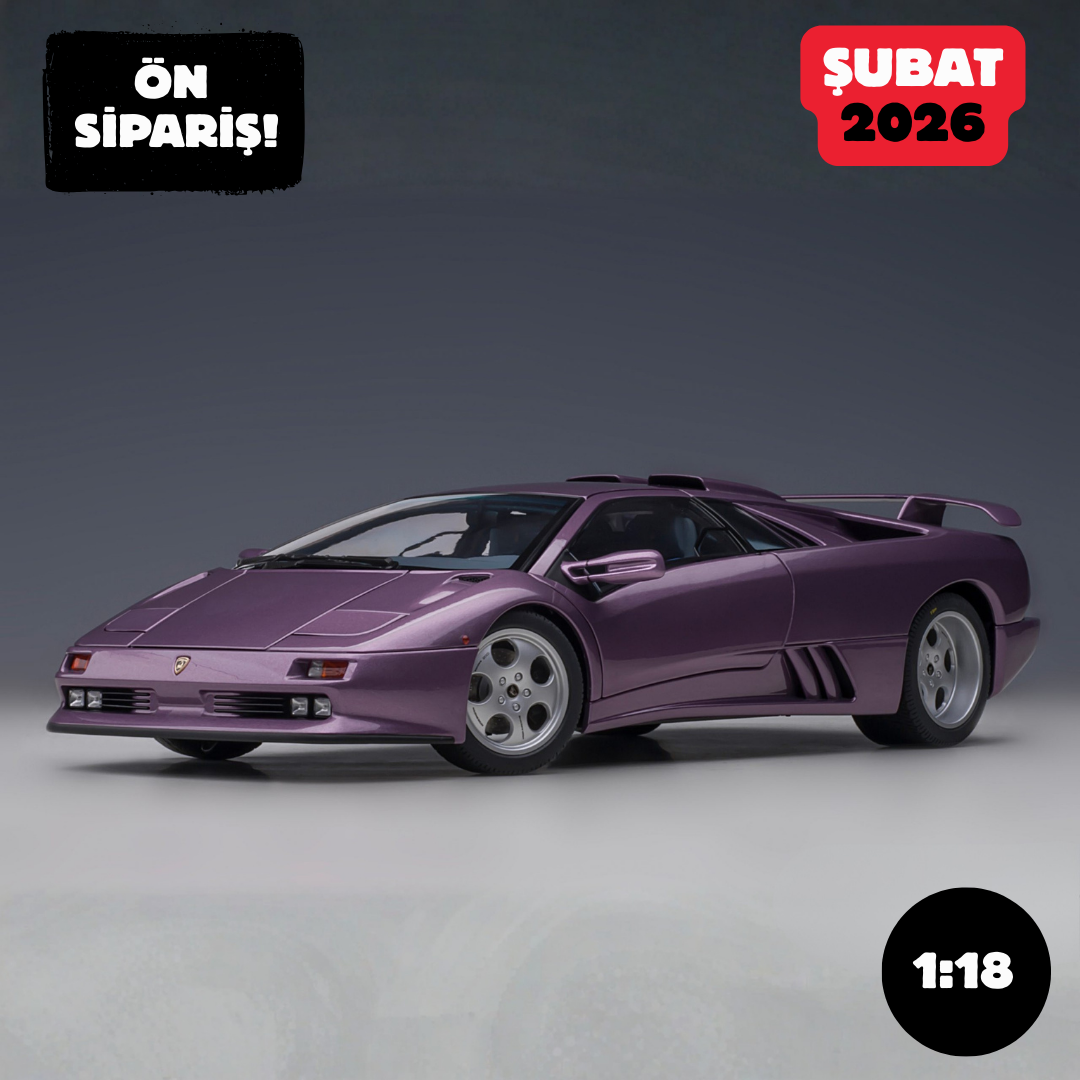 Ön Sipariş - 1/18 AUTOart Lamborghini Diablo SE JOTA (Viola SE30)