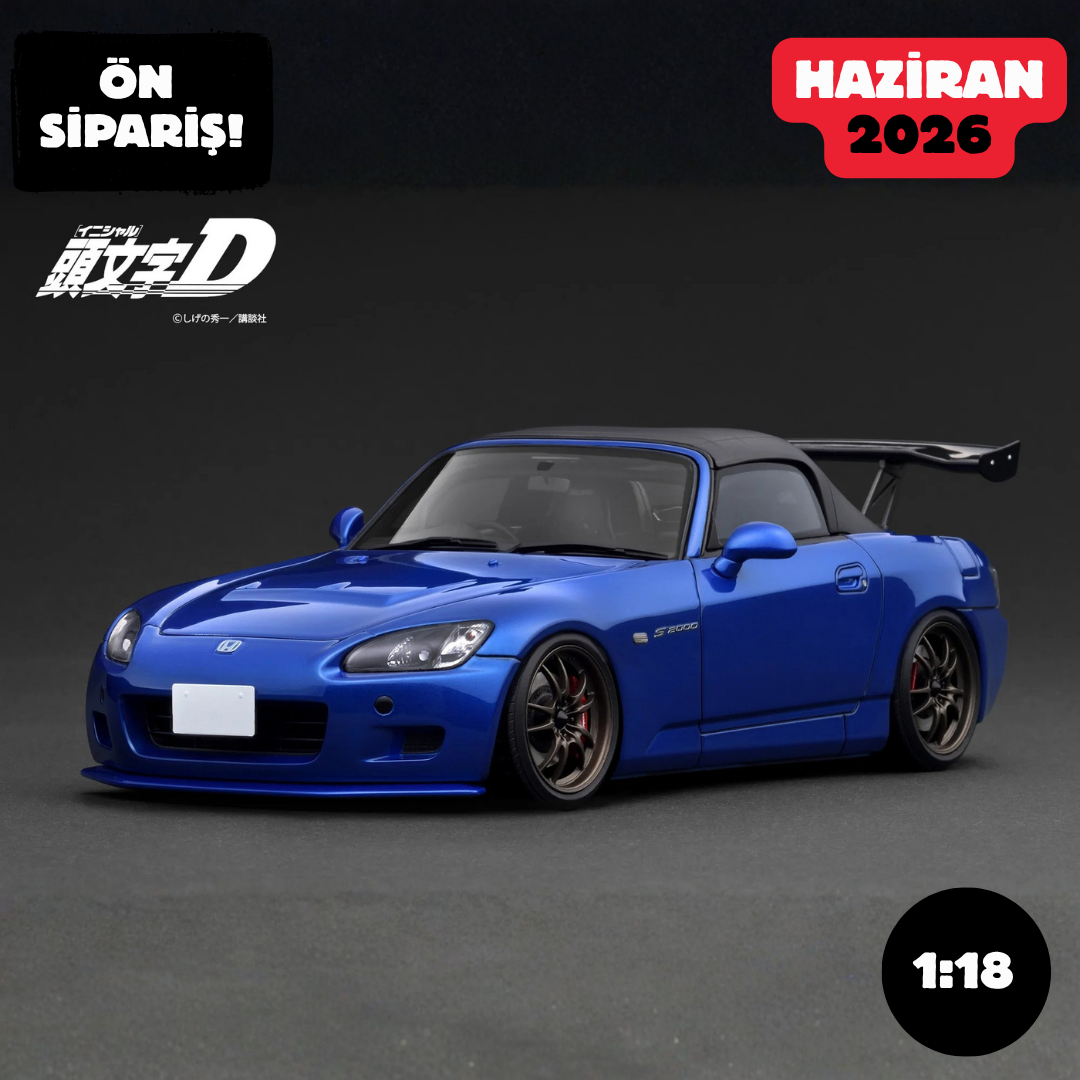 Ön Sipariş - IGNITION INITIAL D Honda S2000 (AP1) Blue Metallic - IG3916