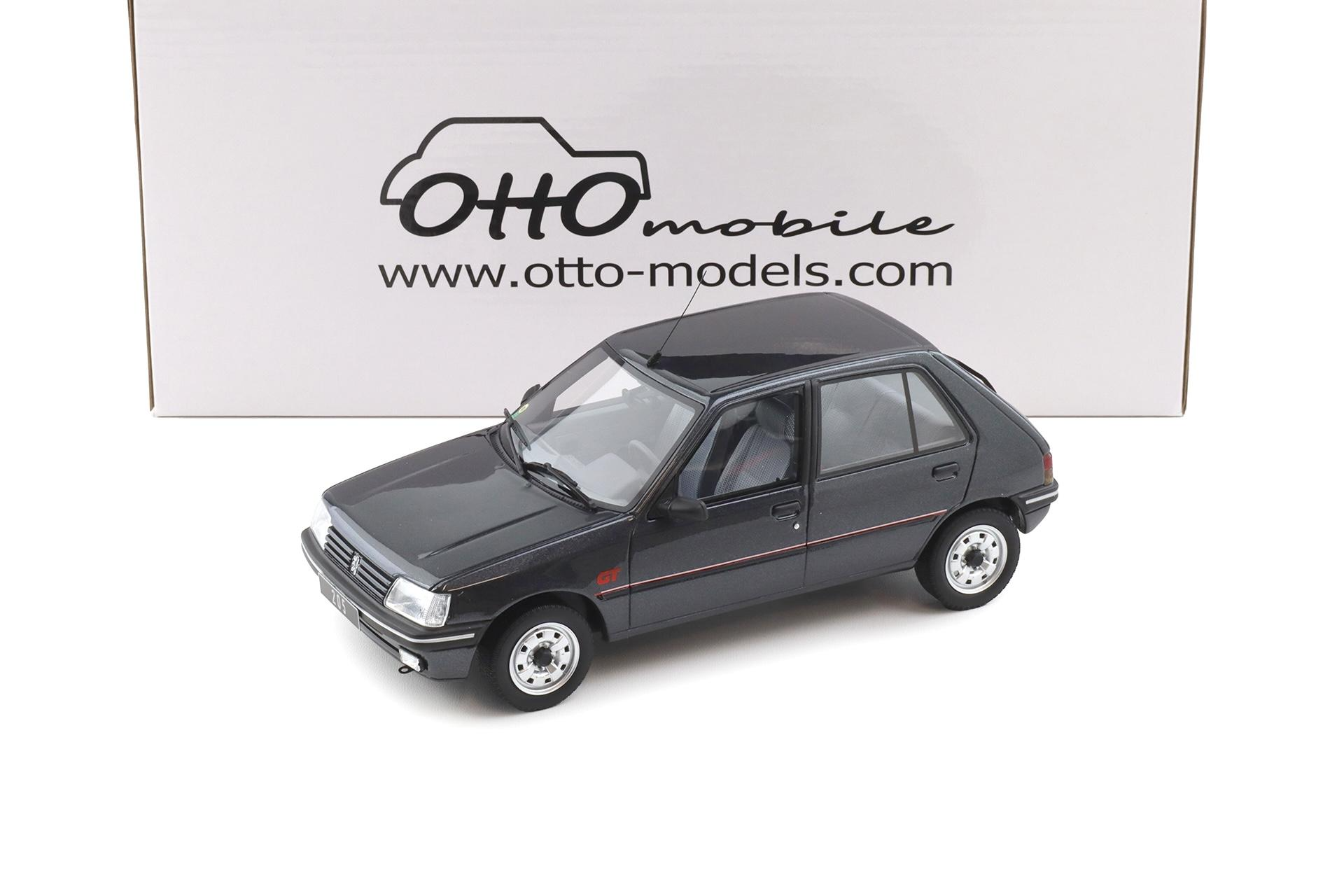 1/18 OTTO Peugeot 205 GT Graphite grey metallic 1993 - OT1223