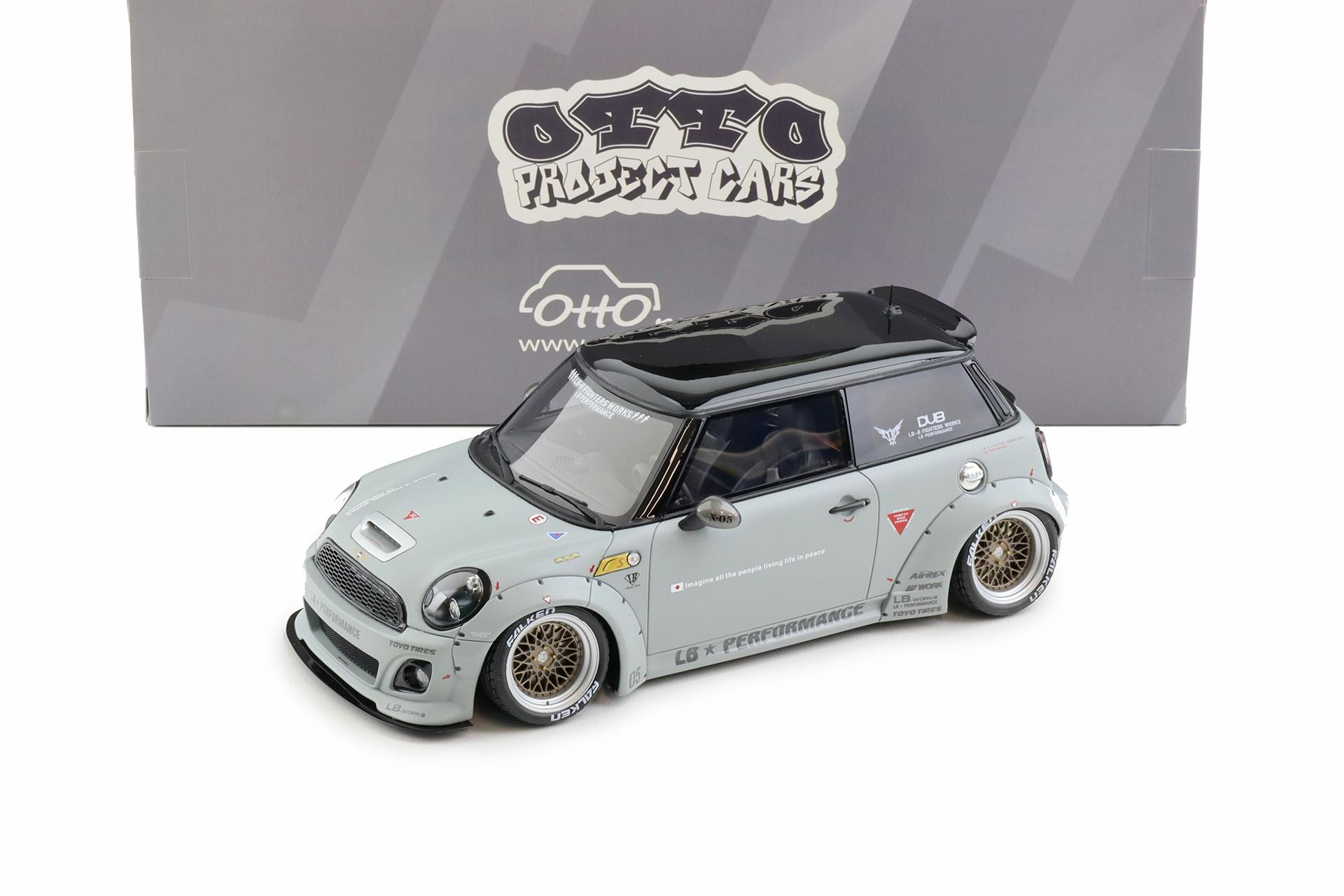 1/18 OTTO LB WORKS LB Nation Mini Cooper R56 2015 grey - OT1212