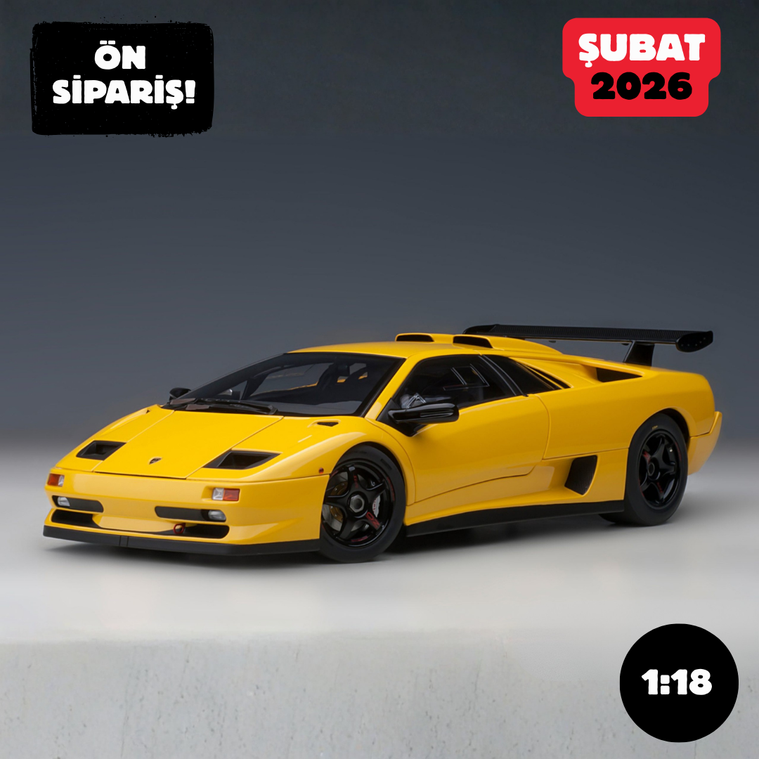 Ön Sipariş - 1/18 AUTOart Lamborghini Diablo SV-R (Superfly Yellow)