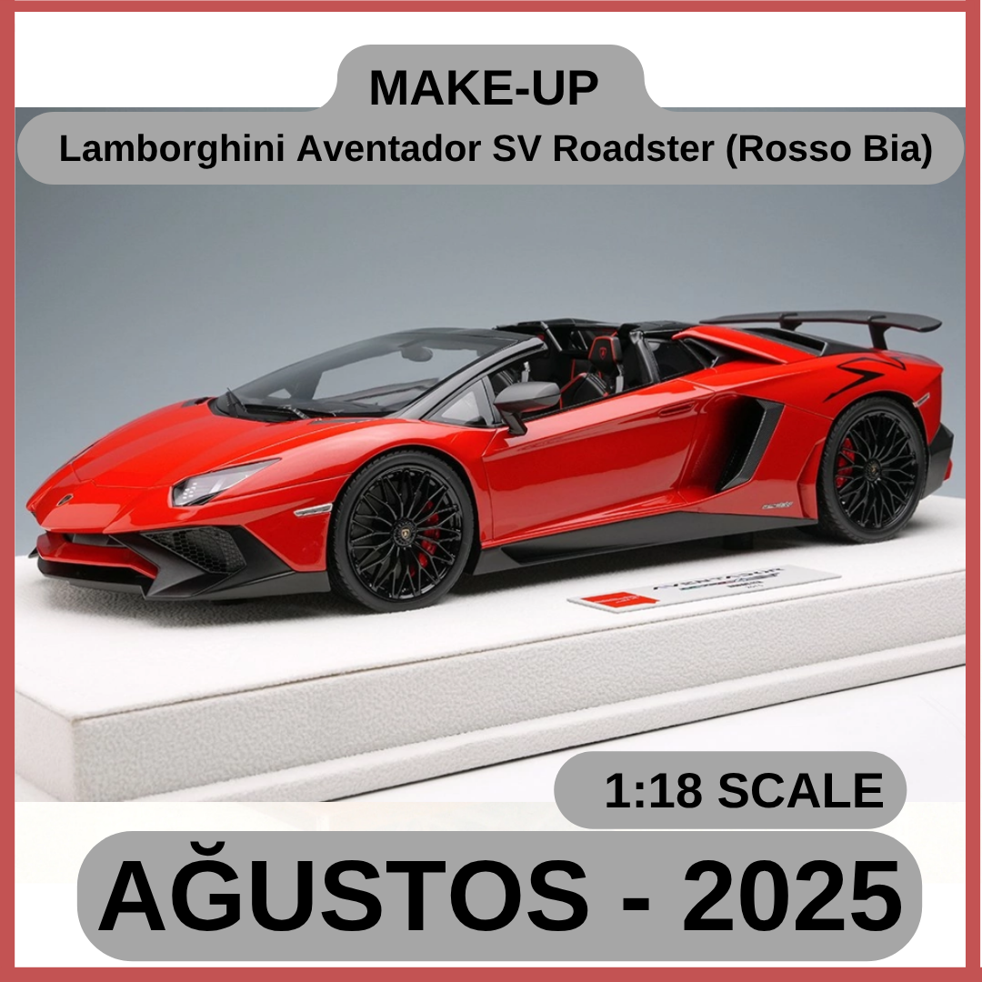 Make Up - Lamborghini Aventador SV Roadster (Rosso Bia)