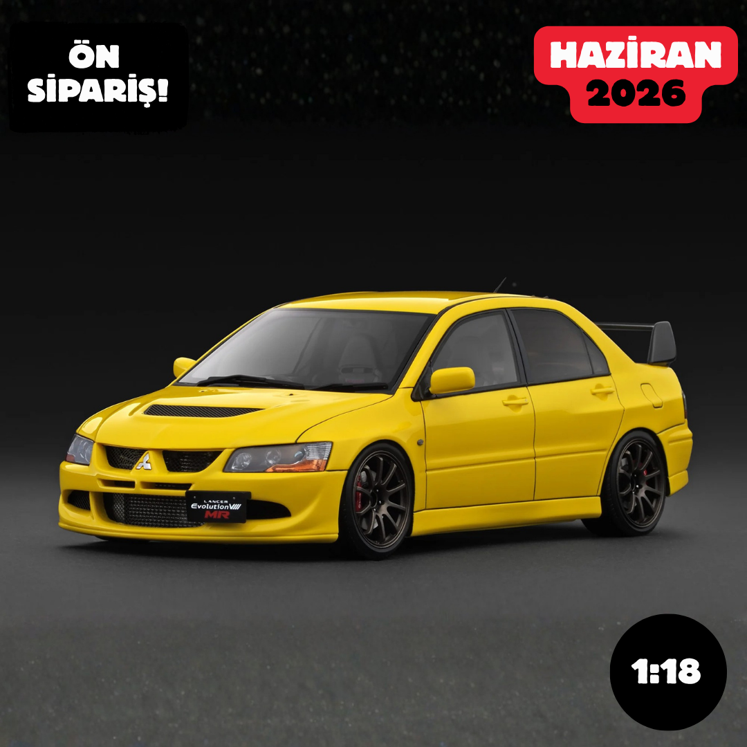 Ön Sipariş - IGNITION Mitsubishi Lancer EvolutionⅧ MR (CT9A) Yellow - IG3837