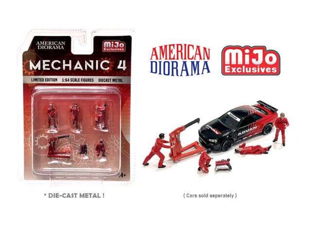 1/64 mechanic #4 figure set