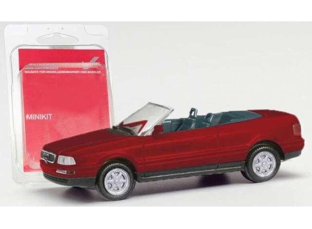 1/87 Audi 80 Cabrio (Minikit), red