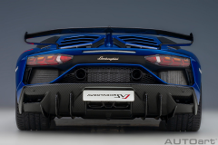 Ön Sipariş - 1/18 AUTOart Lamborghini Aventador SVJ (Blu Nethuns)