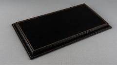 LYRD BOX 1:18 ÖLÇEK  FREEMONT BLACK DERİ SERGİLEME STANDI - (TURUNCU DİKİŞ) LY123