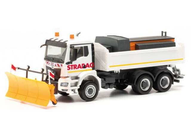 1/87 MAN TGS NN kieper winterdienst 3a *Strabag*, white/yellow/red