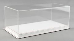 LYRD BOX 1:18 ÖLÇEK  FREEMONT WHITE DERİ SERGİLEME STANDI - (KIRMIZI DİKİŞ) LY124