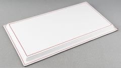 LYRD BOX 1:18 ÖLÇEK  FREEMONT WHITE DERİ SERGİLEME STANDI - (KIRMIZI DİKİŞ) LY124
