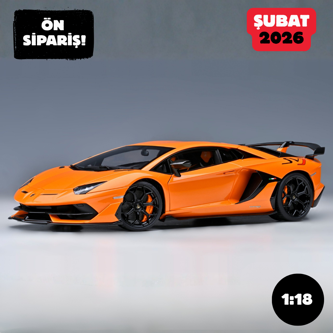 Ön Sipariş - 1/18 AUTOart Lamborghini Aventador SVJ (Arancio Atlas)