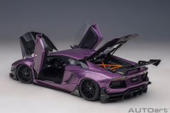 Ön Sipariş - 1/18 AUTOart Liberty Walk LB-Works Lamborghini Aventador Limited Edition (Viola SE30)